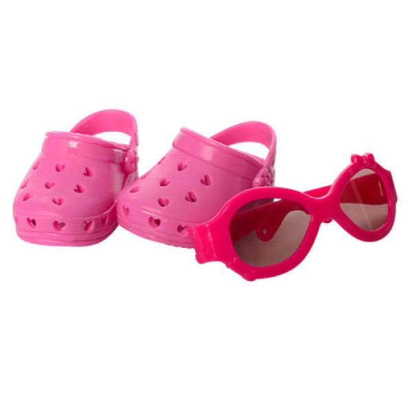 Наряд для пупса Бебі Борн M 3838-UA з тапочками і окулярами