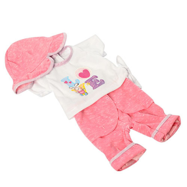 Наряд для пупса Бебі Борн M 3838-UA з тапочками і окулярами