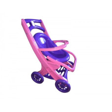 Коляска для ляльок з шезлонгом 0122/02 пластикова (0122/02)