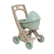 Коляска для ляльок з люлькою 0121/01eco бірюзовий (0121/01eco)