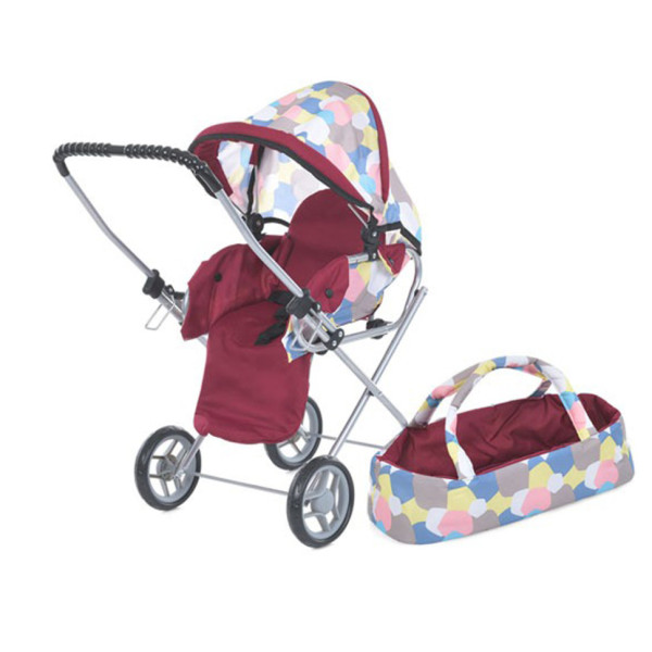 Коляска для ляльок 9391K-5 з люлькою, до ручки 58 см