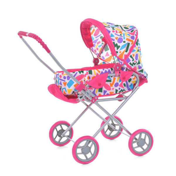 Коляска для ляльок 9391K-4 з люлькою, до ручки 58 см