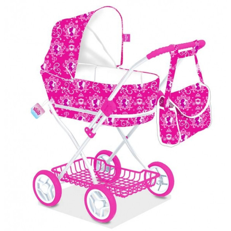 Коляска для ляльок Disney - Princess D1004P з сумкою