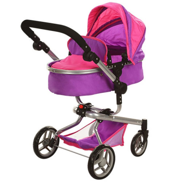 Коляска для ляльок 9695 з відкидною ручкою