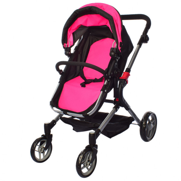 Коляска-трансформер для ляльок 9633 ручка регулюється