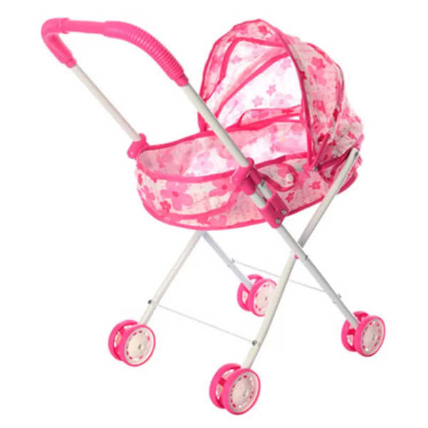 Коляска для ляльок M 0354-1 U /R з подвійними колесами