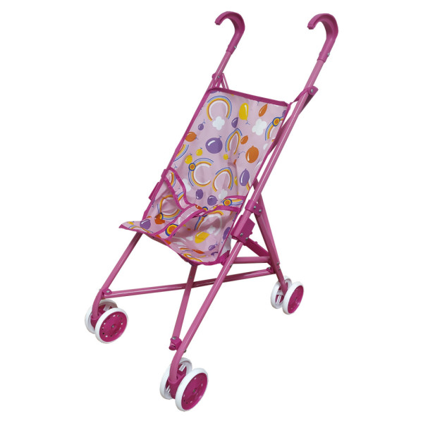 Коляска для кукол Bambi 9302 W тросточка