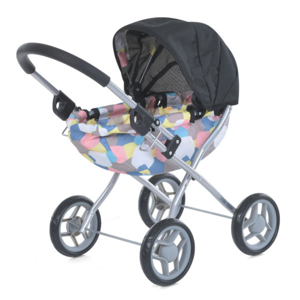 Коляска для ляльок 9325A-3 з люлькою, до ручки 55 см