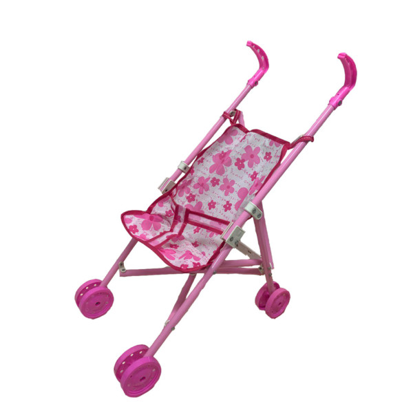 Коляска для ляльок Bambi 886-1-4, подвійні колеса, складана