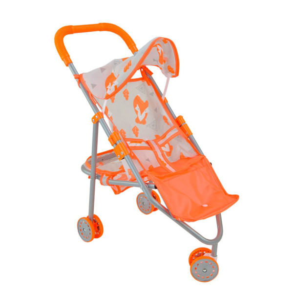 Дитяча колясочка для ляльок «Лисички» CS7912 прогулянкова, складна (CS7912)