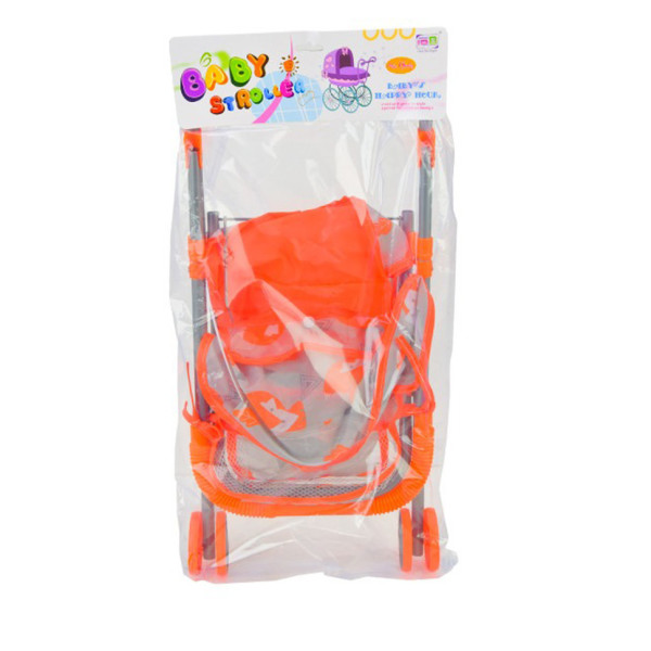 Дитяча колясочка для ляльок «Лисички» CS7912 прогулянкова, складна (CS7912)