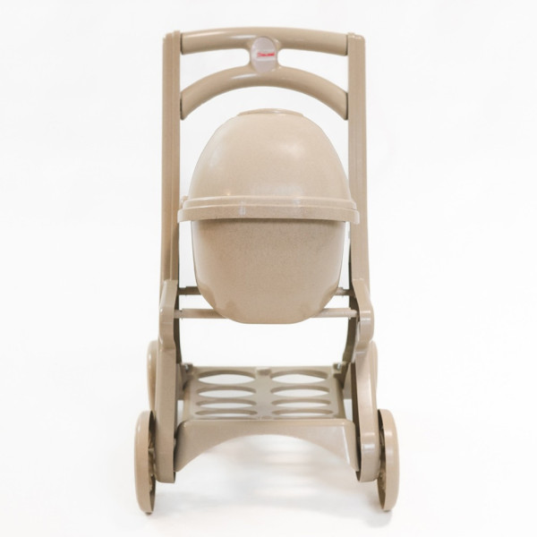 Коляска для ляльок з люлькою 0121/02eco бежевий (0121/02eco)