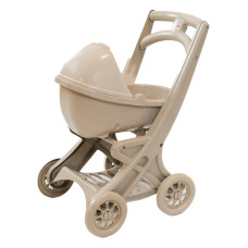 Коляска для ляльок з люлькою 0121/02eco бежевий (0121/02eco)