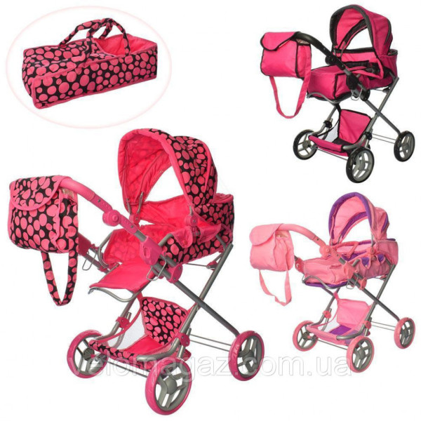 Коляска для ляльок 9333 з люлькою