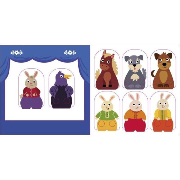 Дитяча книжечка "Театр у кишені: Заєць-хвалько" Ранок 1719005 (1719005)