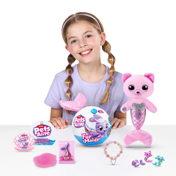 Інтерактивний ігровий набір серії "Furmaids" Кошеня Пурл Pets & Robo Alive 9555A (9555A)