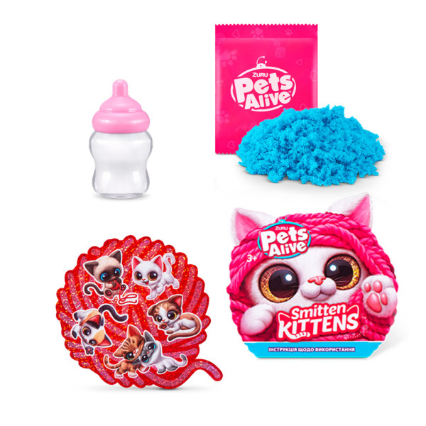Інтерактивний ігровий набір-сюрприз Грайливі кошенята Pets & Robo Alive 9541 в асортименті (9541)