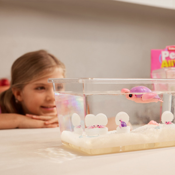 Інтерактивний ігровий набір Мама черепаха із сюрпризом Pets & Robo Alive 9560 "Mama & Baby Surprise" (9560)