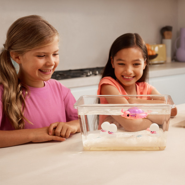 Інтерактивний ігровий набір Мама черепаха із сюрпризом Pets & Robo Alive 9560 "Mama & Baby Surprise" (9560)