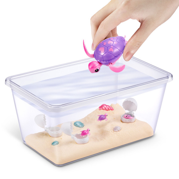 Інтерактивний ігровий набір Мама черепаха із сюрпризом Pets & Robo Alive 9560 "Mama & Baby Surprise" (9560)