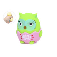 Іграшка сквіш антістресс "Совеня" MS 4141 розмір 7 см Зелений (MS 4141(Green))