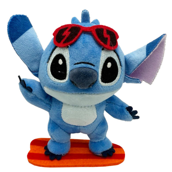 Дитяча м'яка іграшка брелок "Стіч серфер" ST-KEY-3, 13 см (ST-KEY-3)