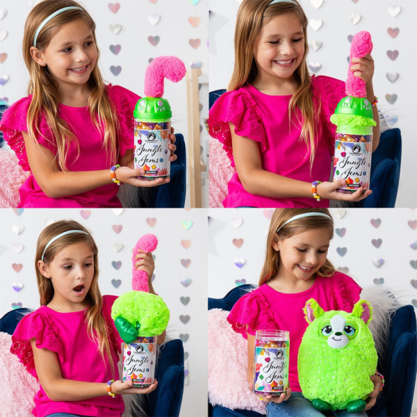 М’яка іграшка-сюрприз "Звірятко в банці" Misfittens 03962 серії "Gemstones" в асортименті (03962)