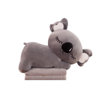 Дитяча м'яка іграшка "Коала" L1129(Grey) іграшка з пледом, розмір 50 см (L1129(Grey))