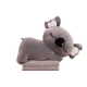 Дитяча м'яка іграшка "Коала" L1129(Grey) іграшка з пледом, розмір 50 см (L1129(Grey))