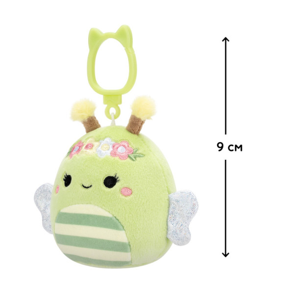 М'яка іграшка на кліпсі Бджілка Сібіл Squishmallows SQCP00460, 9 см (SQCP00460)