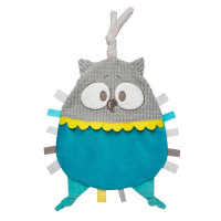 М'яка іграшка "Сова" Pastel Friends Canpol babies 68/067_tur з елементами, що шелестіть (68/067_tur)