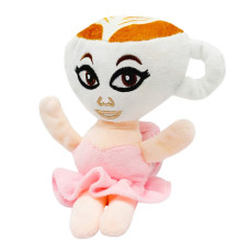 Дитяча м'яка іграшка-браслет "Балерина Капучино" IBR-H-5 музична (IBR-H-5)