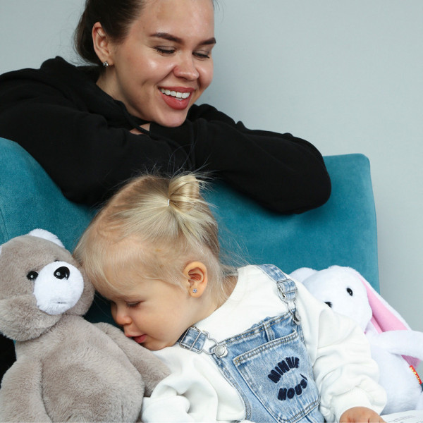 Іграшка м'яконабивна пухнастий Ведмедик МС 080501-11 35 см (МС 080501-11)