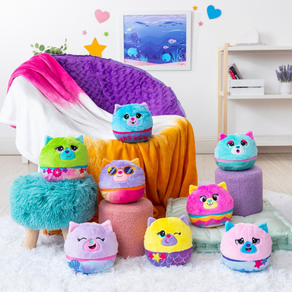 Дитяча м’яка іграшка "Кошеня в акваріумі" Misfittens 03945(W2) в ассортименті  (03945(W2))