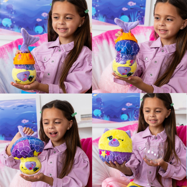 Дитяча м’яка іграшка "Кошеня в акваріумі" Misfittens 03945(W2) в ассортименті  (03945(W2))