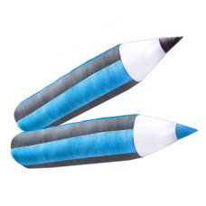 М'яконабивна іграшка "Олівець" МС 180302-01 сіро-блакитний 76 см (МС 180302-01)