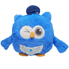 Дитяча м'яка іграшка "Сова" L1127(Blue) іграшка з пледом, розмір 45 см (L1127(Blue))