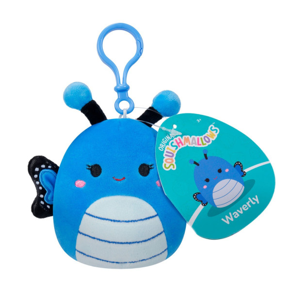 М'яка іграшка на кліпсі "Метелик Вейверлі" Squishmallows SQCP00220, 9 см (SQCP00220)