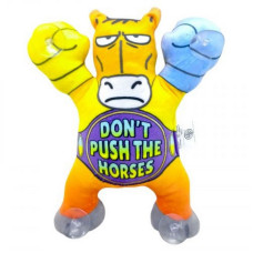 Дитяча м'яка іграшка "Кінь на липучках" DPTS-5(Yellow) розмір 22 см (DPTS-5(Yellow))