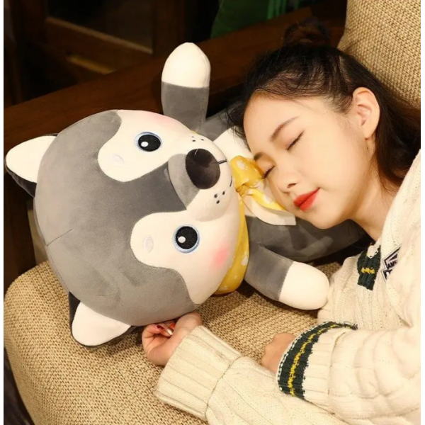 Дитяча м'яка іграшка "Собачка" L1131 іграшка з пледом, розмір 50 см (L1131)