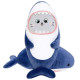 Дитяча м'яка іграшка "Кіт в костюмі акули" K15252, розмір 25 см (K15252)