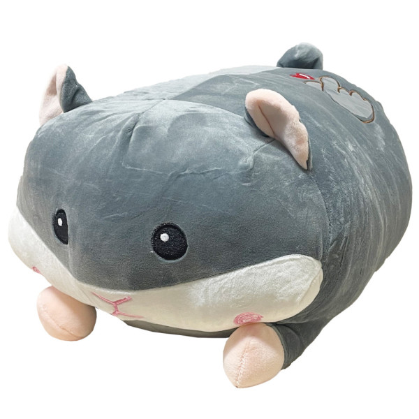 Дитяча м'яка іграшка "Хом'як" L1121(Grey) іграшка з пледом, розмір 50 см (L1121(Grey))