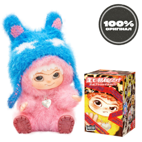 Колекційна м'яка іграшка з кільцем Весела вечірка Pop Top Letsvan 17WK-0601 серії "Wakuku" (17WK-0601)