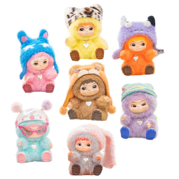 Колекційна м'яка іграшка з кільцем Весела вечірка Pop Top Letsvan 17WK-0601 серії "Wakuku" (17WK-0601)