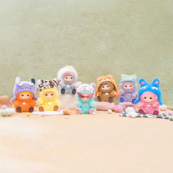 Колекційна м'яка іграшка з кільцем Весела вечірка Pop Top Letsvan 17WK-0601 серії "Wakuku" (17WK-0601)