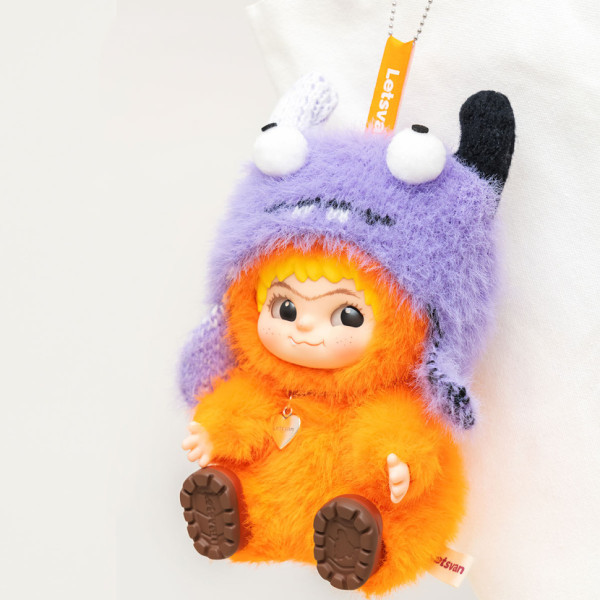 Колекційна м'яка іграшка з кільцем Весела вечірка Pop Top Letsvan 17WK-0601 серії "Wakuku" (17WK-0601)