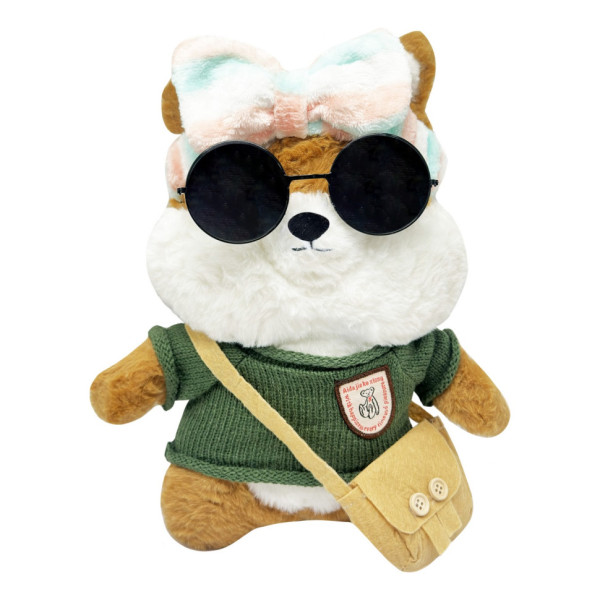 Мягкая игрушка "Собачка" K0201(Beige) одежда в ассортименте, 30 см(K0201(Beige))