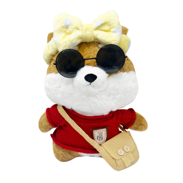 Мягкая игрушка "Собачка" K0201(Beige) одежда в ассортименте, 30 см(K0201(Beige))