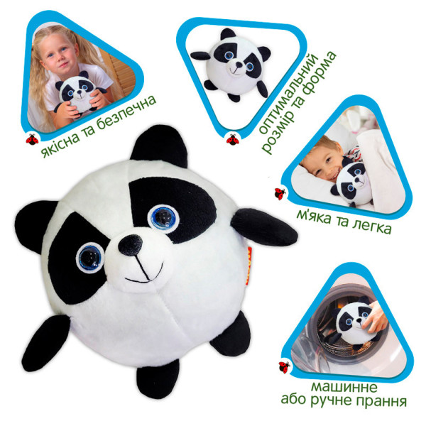 Іграшка м'яконабивна Круглик Панда МС 080501-13 (МС 080501-13)
