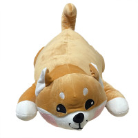 Дитяча м'яка іграшка "Акіта-іну" L1125(Brown) іграшка з пледом, розмір 60 см (L1125(Brown))